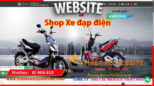thiet-ke-web-ban-xe-dap-dien